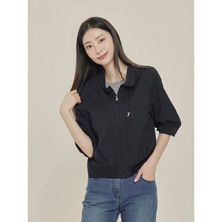 올오버체크레몬코튼점퍼