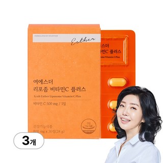 [본사직영] 여에스더 리포좀 비타민C 플러스 국민영양 프로젝트, 3개, 30정