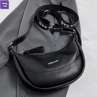 여성크로스백_미키에르백 호보백 미니백 여성 여자 면 면가방 천 천가방 캐주얼 하프문 크로스백 크로스가방 메신저백 데일리백 트랜드백 반달 미니 만두 가벼운 어깨가방 블랙 무지