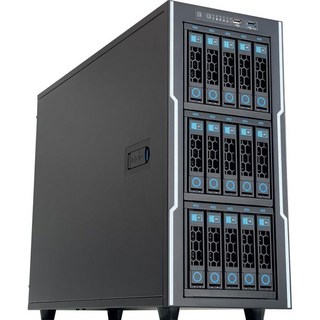 젠롱 풀 타워 NAS 컴퓨터 케이스 ITX MATX ATX EATX 15베이 핫스왑 서버 GPU 그래픽 워크스테이션 섀시 블랙 롱1, 젠롱 풀 타워 NAS 컴퓨터 케이스 ITX MATX A