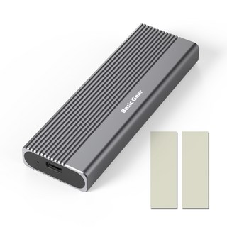 베이직기어 NVMe M.2 SSD 외장하드 케이스