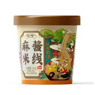 메밀 간장 비빔면 컵라면 저지방 즉석식품, 참깨국수 125g x 6, 1세트