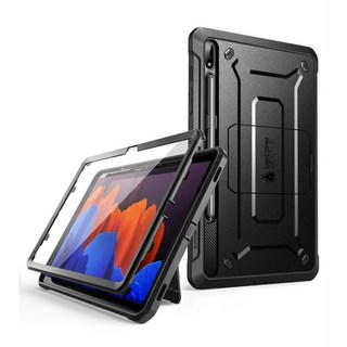 Supcase 갤럭시 탭 S8울트라 14.6 호환 케이스 보호필름 스탠드 커버 2022 SM-X900 SM-X906, 블랙