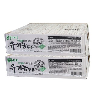 콩콩이 아이 두유 국산콩으로 만든 유기농두유 어린이두유 non-GMO 아기두유, 48개, 135ml