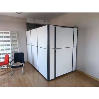 간이 중문 파티션 사무실 공간분리 고정형 칸막이 가벽 셀프 시공 맞춤형, 화이트 플레이트 1m x 2m