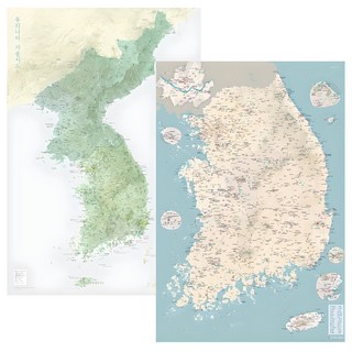 모티프맵 우리나라 가볼지도 + 대한민국 가볼지도, 1세트