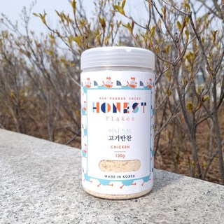 강아지 사료 토핑 어니스트 동결건조 고기반찬, 3개, 130g, 치킨