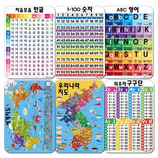 유아학습 벽그림 6종세트, 3단계, 나우에듀