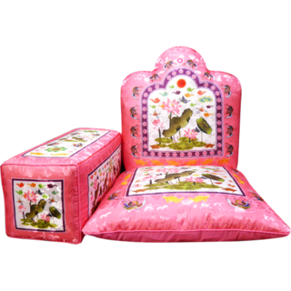 보료 소 십장생 핑크 상품 이미지