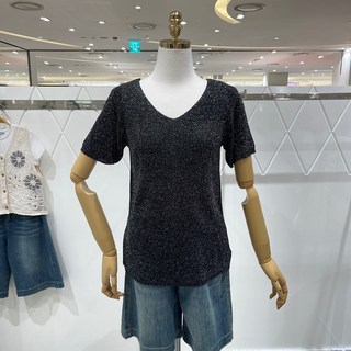 글리터 브이넥 니트 242460
