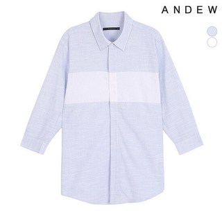 남성 기본카라 CR 7부 절개셔츠