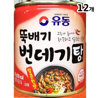 업소용 유동 식자재 얼큰한 번데기탕 280gX12, 280g, 12개