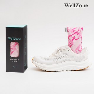 웰존 신발 탈취 대나무 숯 냄새 습기 제거제 프레쉬 핑크, 75g, 2개