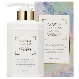 티블레스 퍼퓸 바디로션 화이트티 릴리머스크향, 480g, 1개