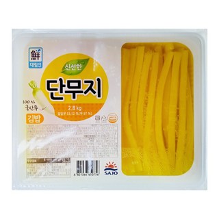 사조대림 대림선 신선한 김밥 단무지 (8801066650756) / 식자재(냉장), 사조대림 대림선 신선한 김밥 단무지 (880106665