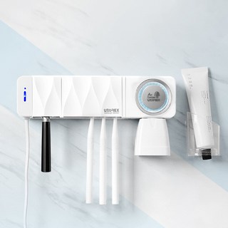 유토렉스 퍼펙트케어 음이온 칫솔살균기 UTC-54AW, 화이트