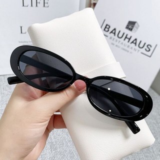 패션 선글라스 타원형 자외선차단 힙한 캣아이 남여공용