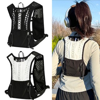 젠핏 러닝 조끼 초경량 러닝가방, 블랙, 1개