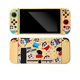 AOHAO 짱구 페션쇼 귀여운 캐릭터 닌텐도 스위치 소프트 케이스, Switch, 1개