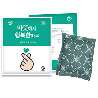 HAPPYDAY 해피원 대용량 핫팩 150g, 40개