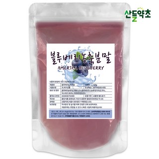 블루베리농축분말 미국산 블루베리, 500g, 1개