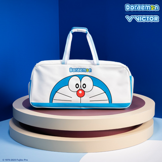 빅터 도라에몽 리미티드 에디션 배드민턴 가방 BR5635DRM, 화이트 + 블루, 1개