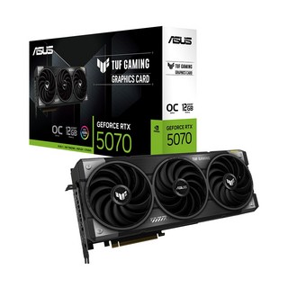 ASUS TUF Gaming 지포스 RTX 5070 OC D7 12GB 인텍앤컴퍼니, TUF-RTX5070-O12G-GAMING