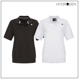 [AK플라자] [하이드로겐] 여성 테리 반팔 카라티 H21D2TO613