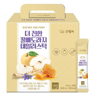 더진한 꿀배도라지 데일리스틱 60포, 1개, 600ml