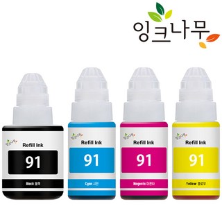 캐논 GI-91 호환잉크 G1920 G1922 G1930 G2960 G2920 G2923 G2962 G3960 G3962 G3963 G3963 G3970 G3971 G4970, GI-91 빨강, 1개