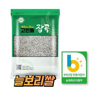 느티나무마켓 늘보리쌀 꽁보리 꽁보리밥 늘보리밥 당뇨에좋은잡곡 4kg, 1개