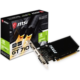 MSI 지포스 GT710 D3 2GB LP 무소음 그래픽카드