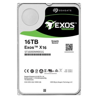 Seagate Exos X16 캐시 하드 드라이브 ST16000NM001G 16TB SATA 6 Gbs 256MB