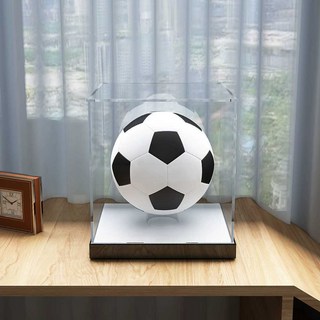 싸인볼 투명 아크릴 배구공 더스트커버 농구공 축구공 케이스 박스 보관상자 디스플레이, 1개