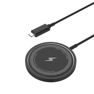 CMC 아이폰 16 12Pro Max 에어팟용 마그네틱 무선 고속 충전 패드 스탠드 PD USB A 휴대폰 도크 스테이션, 07 Black PD Port Only