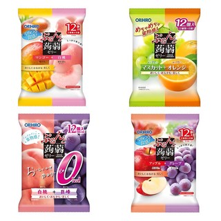 일본 오리히로 곤약젤리 8가지맛 총48개, 1세트, 960g