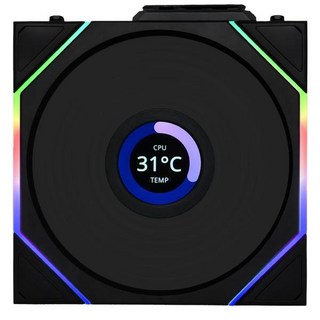 [LIAN-LI] UNI FAN TL Wireless LCD 120 사용 모습