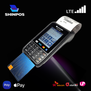 신포스닷컴 25년 최신형 초고속LTE 휴대용카드단말기 이동식카드기 무선카드단말기 휴대용카드기 카드결제기 국내모든카드 애플페이 사용가능, 1개