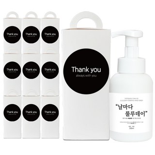 답례품 룰루데이 핸드워시 손잡이상자 완포장, 10개, 300ml