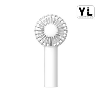 YL 미니 핸디형 USB C타입 저소음 휴대용 손 선풍기, 화이트