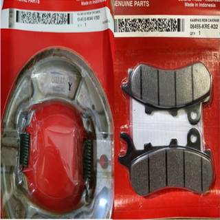 PCX125(2018~2020)브레이크패드(앞+뒤)혼다정품, 세트(앞+뒤)