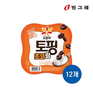 빙그레 요플레 토핑 초코링