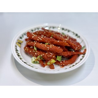 양념더덕무침 구포시장 양념더덕무침맛집 정가네반찬 정반식품(주) 250g 500g, 1개