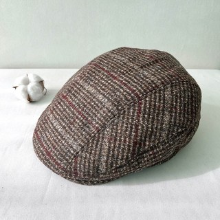 소프트 체크 중년 남성 겨울 귀달이 헌팅캡 도리구찌 할아버지 어르신모자 사이즈조절 방한베레모 소프트 체크 중년 남성 겨울 귀달이 헌팅캡 도리구찌 할아버지 어르신모자 사이즈조절 방한베레모