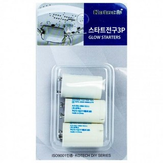 코텍스 E-5167 형광등 글로우 스타트 전구 3개입, 220V 10-40W용 초크다마 코텍스 E-5167 형광등 글로우 스타트 전구 3개입, 220V 10-40W용 초크다마
