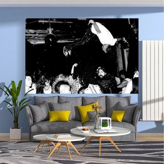 태피스트리 히피 프린트 홈 인테리어 카펫 비치 타월 요가 매트 소파 담요, A. 95x73cm No Tools, 2. B, 1개