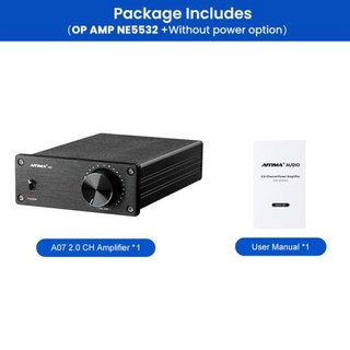x 프로 블루투스 파워 2 A08 홈 A07 앰프 TPA3255 A07 앰프 프로 300W AIYIMA 맥스 앰프 20 스테레오 오디오, 8) Only A07 Ampliifer