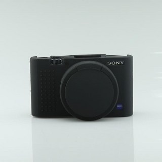 카메라케이스 실리콘 소니 미러리스 카메라 보호 슬리브 실리콘 케이스 rx100m3 M4 M5 용, 01 Black, 1개