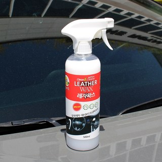 클린앤클리너 향기먹은 실내레자왁스(500ml)-화이트_레몬향, 본상품, 1개