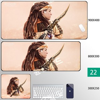 호라이즌 포비든 웨스트 캐릭터 콘솔 테이블 매트 대형 마우스 패드 장패드 3mm, 300X250mm - 두께 3mm, 1개, 22.V